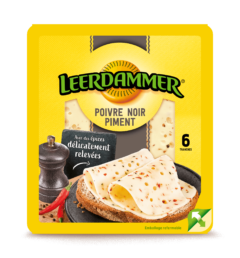 Leerdammer® fekete borsos-chilis szeletelt sajt 120g